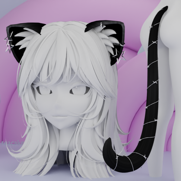 sienna ears and tail