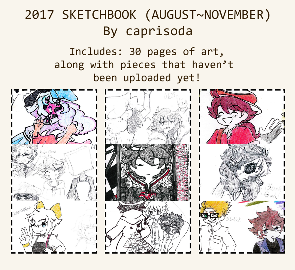 2017 Sketchbook ZIP, AugustNovember