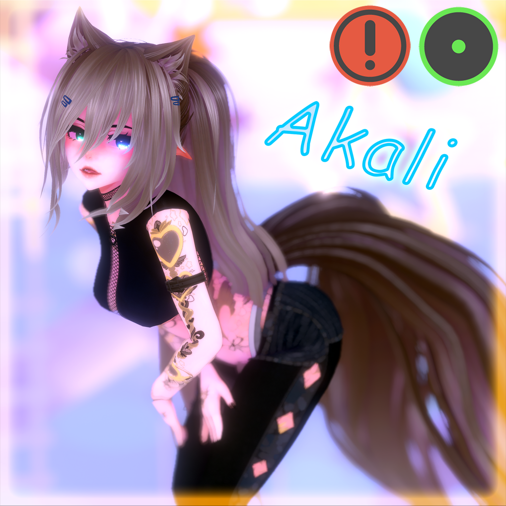 Akali - VRChat Avatar [Optimized][Green][3.0][3D Model][DPS][Physbone][PC]