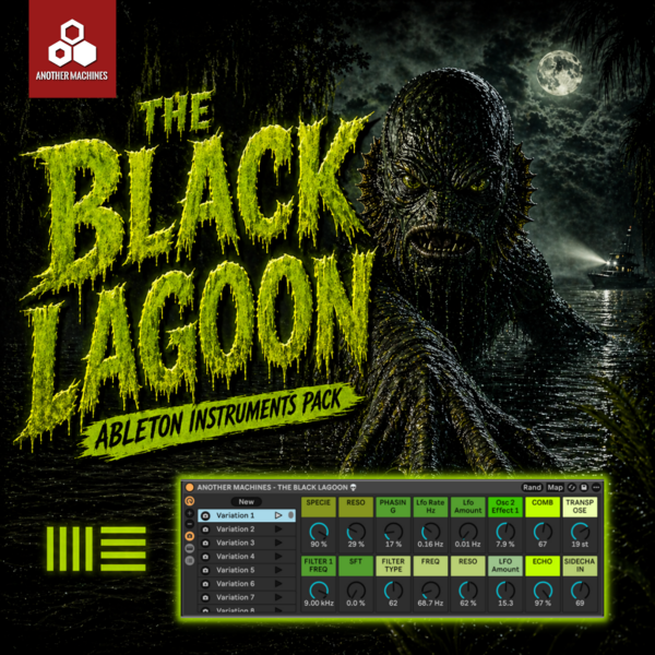 🌑 THE BLACK LAGOON 🌑   Ableton Instruments Pack   🎛️ Ableton Live 12 SUITE Project Template (12.2.1+)