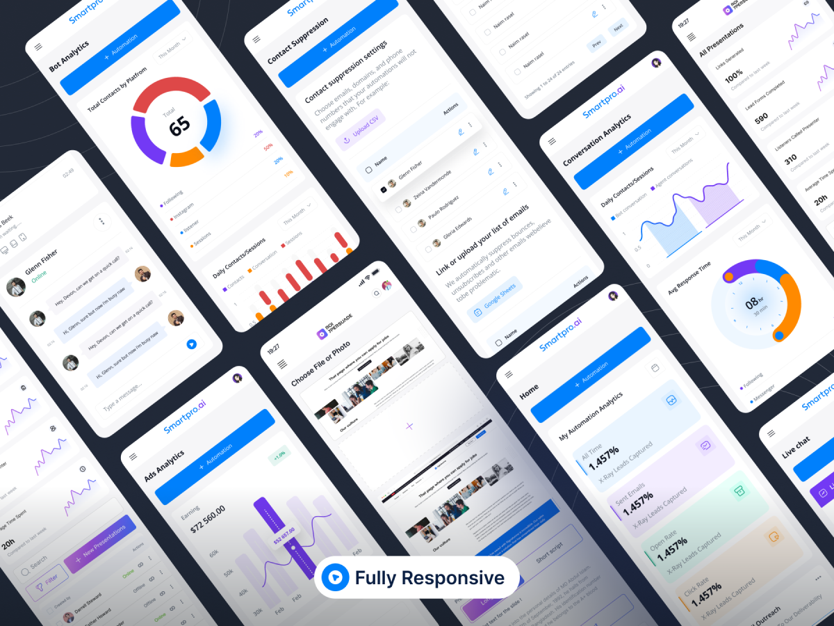AI Automation Dashboard UI KIT