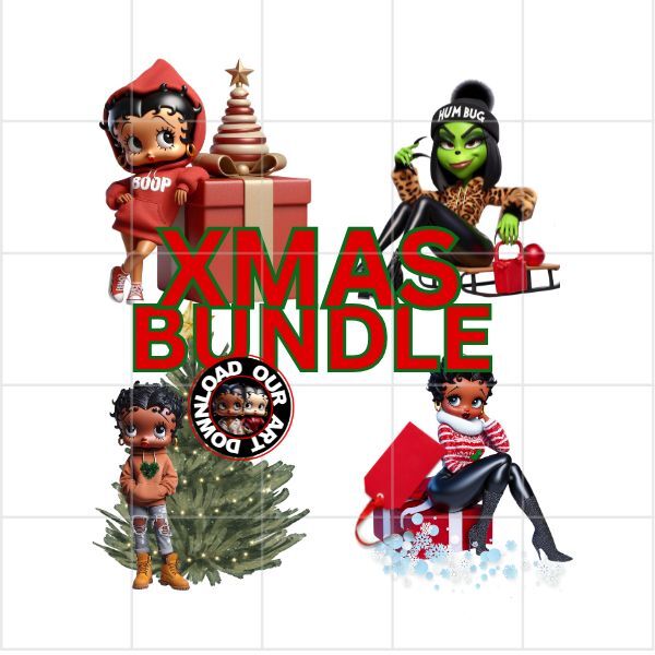 Christmas Bundle Betty Boop Grinchy Christmas High Definition Design ...