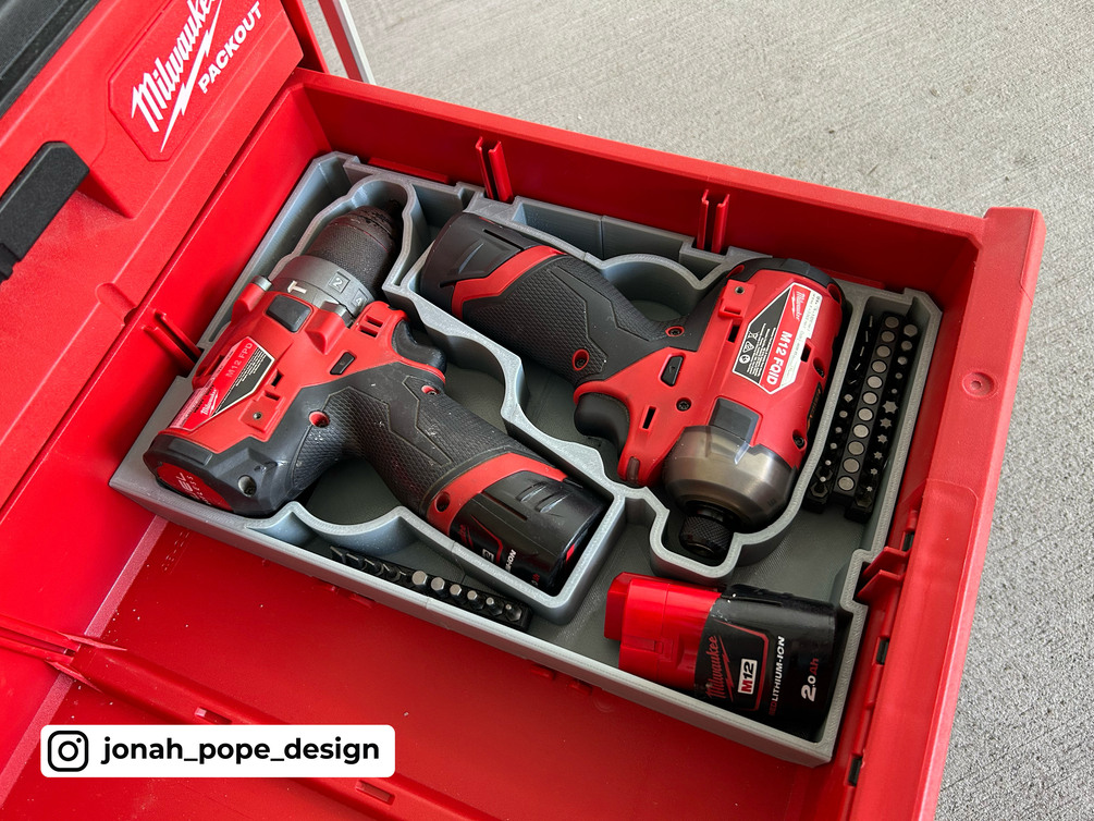 thumbnail image 2 of M12 FUEL 12" Hammer Drill Driver Gen 3 Insert For Compact Organizer By 2 of 14