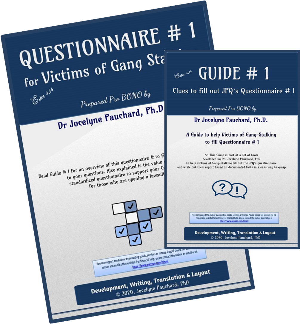 BUNDLE 4 Questionnaire 1. Tools 4 Targeted Individuals (a PDF to