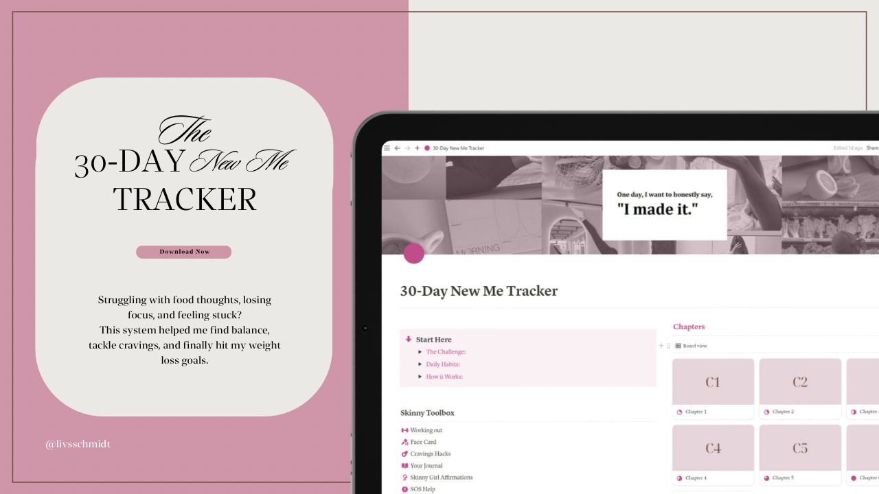 30-Day New Me Tracker