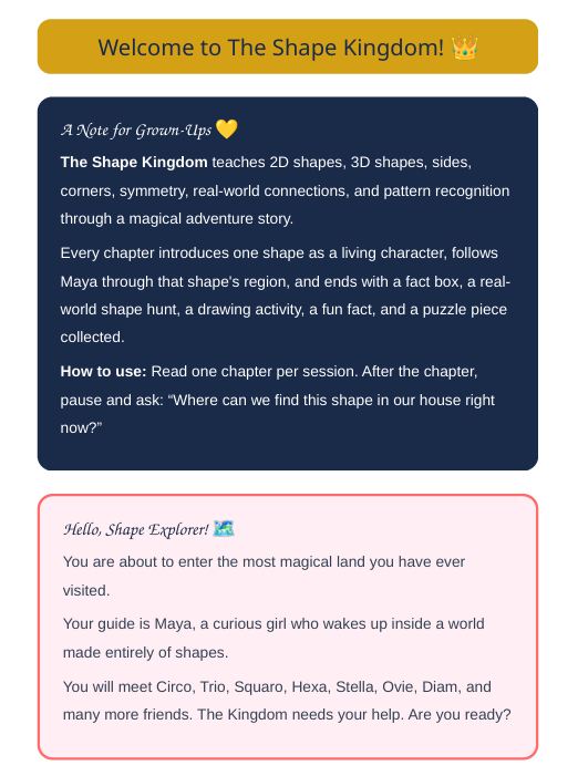 The Shape Kingdom — A Magical Shapes Adventure for Kids preview image 4