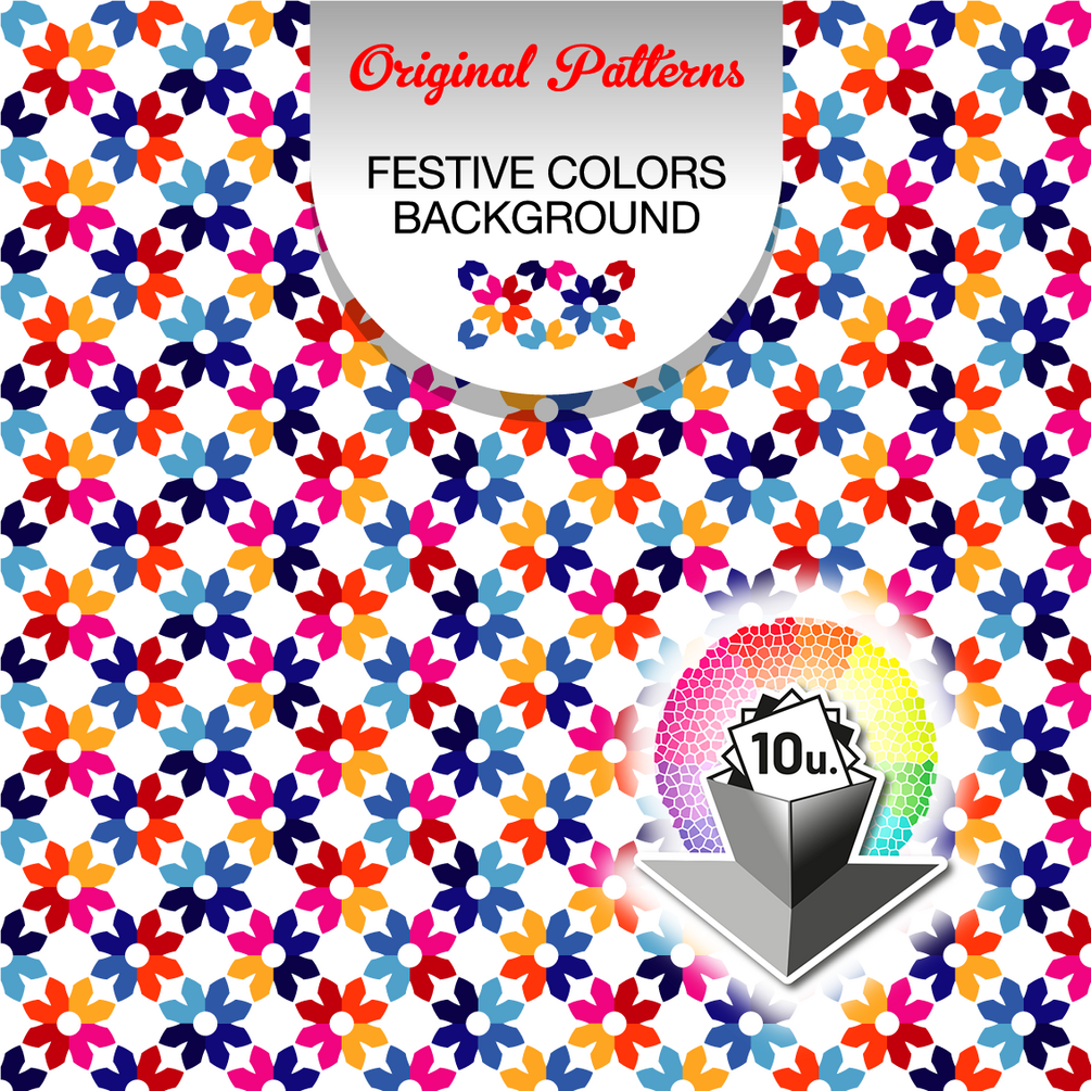 Festive Color Patterns (PNG) – 10 High-Resolution Digital Backgrounds ...