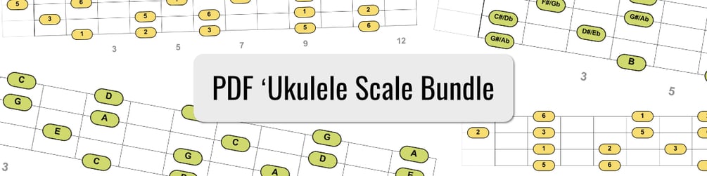 ʻUkulele Scale Files PDF Bundle (GCEA & DGBE)