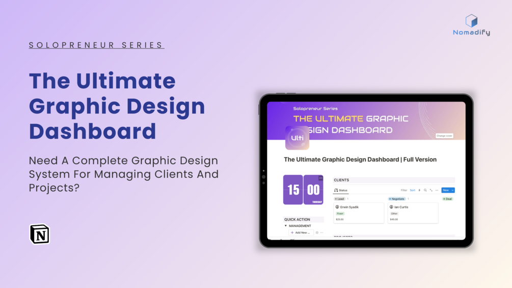 The Ultimate Graphic Design Dashboard