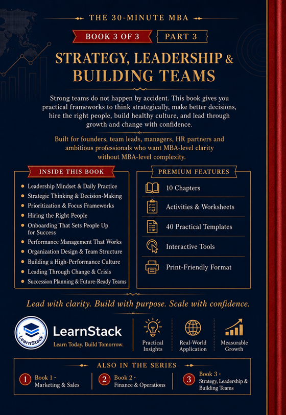 The 30-Minute MBA: Strategy, Leadership & Building Teams — Part 3 preview image 17