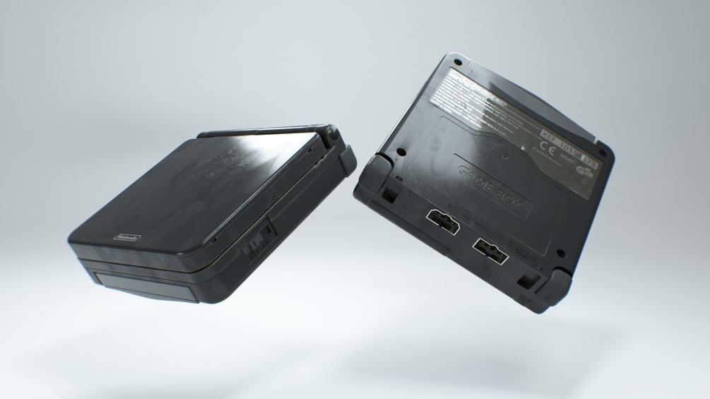 GameBoy Advance - 3D model by Unconid (@unconid) [87e049f]