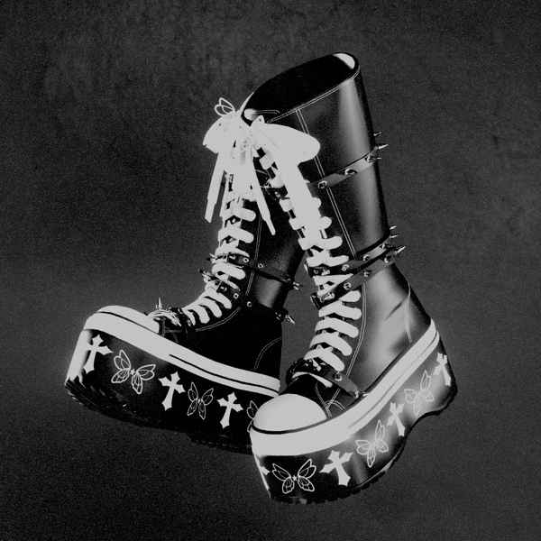 Goth Rebel Boots [Commercial Use]