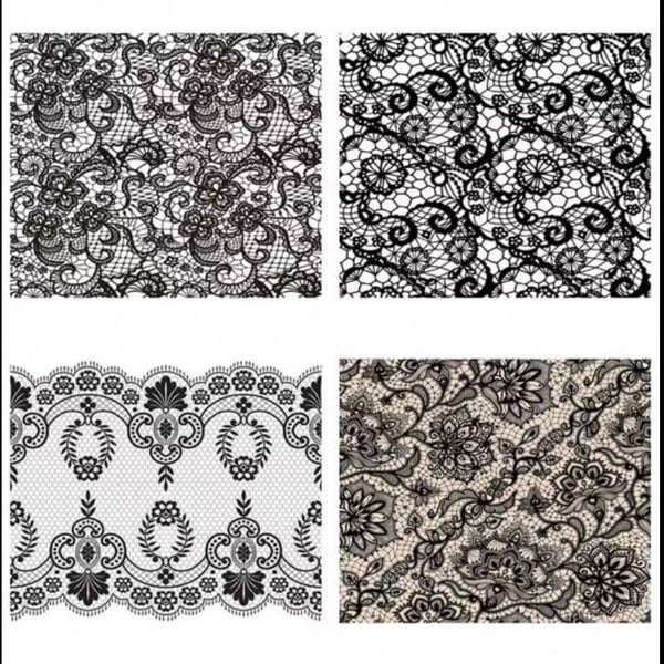 Lace Texture Brushes for Procreate |53 Floral Lace Brush, Wedding Lace, Embroidery Brush by procreate brush studio/yosick