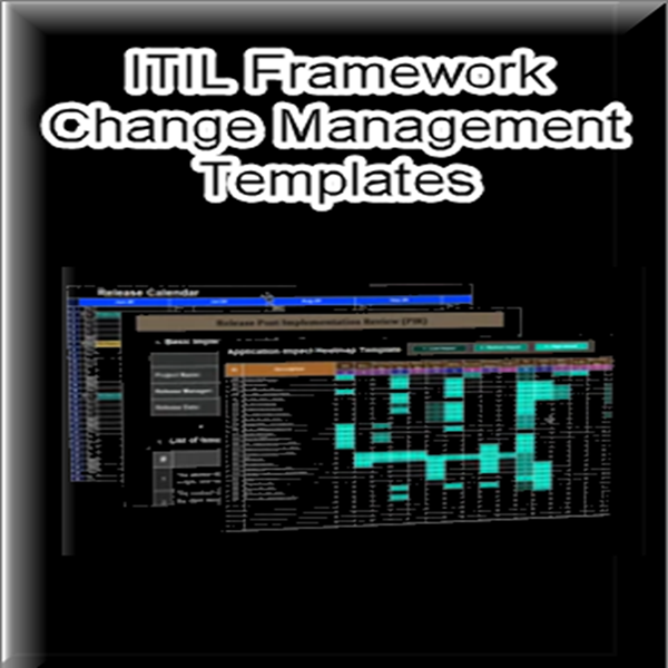 Itil Change Management Template Bundle