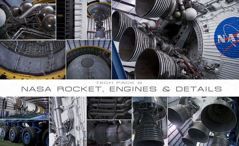 19- Tech Pack 5 - NASA Rockets, Engines & details