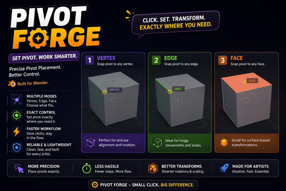 Pivot Forge in Blender