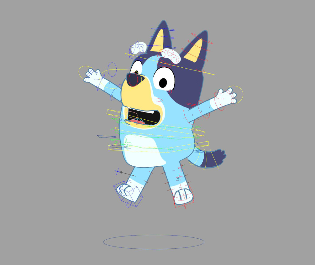 Bluey Maya Rig