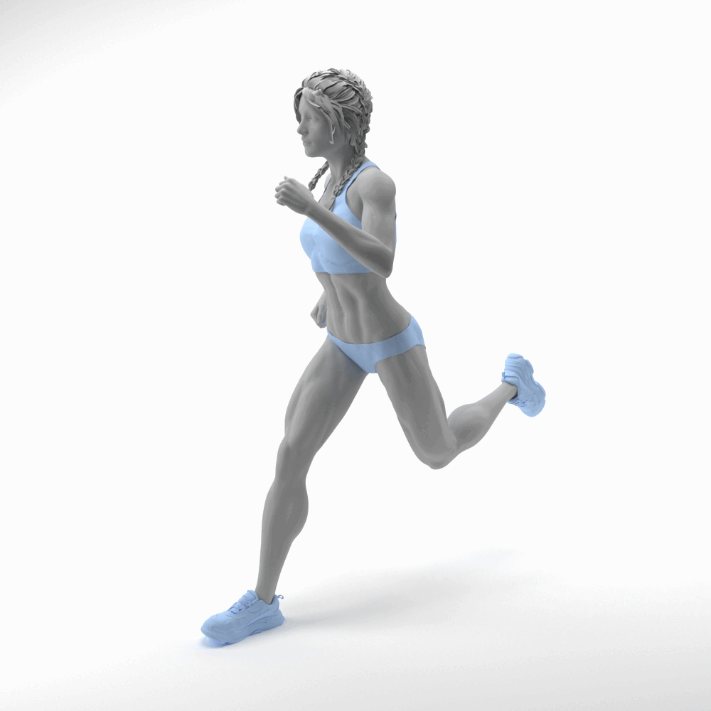 Running woman