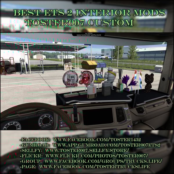 3D LED Logos Stand ETS 2 by Toster007