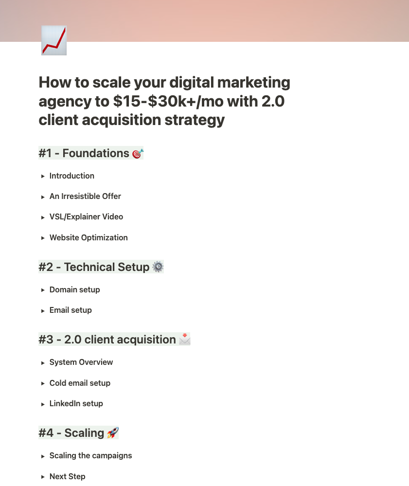 How to scale your agency to 30k m with 2 0 client acquisition strategy