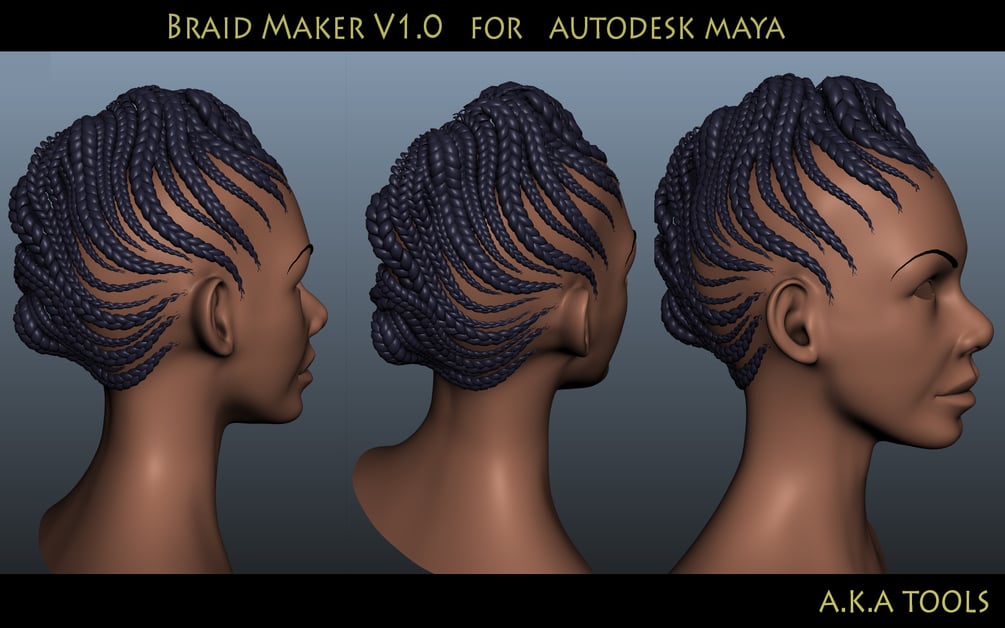 Braid Maker V1.0 for Maya