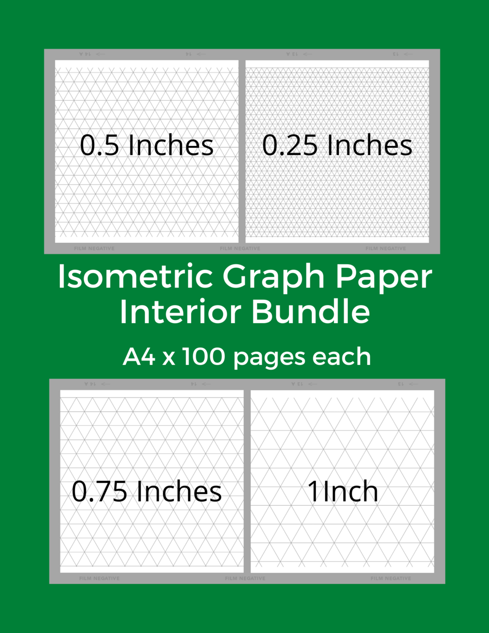 0.5 cm Isometric Dot Paper