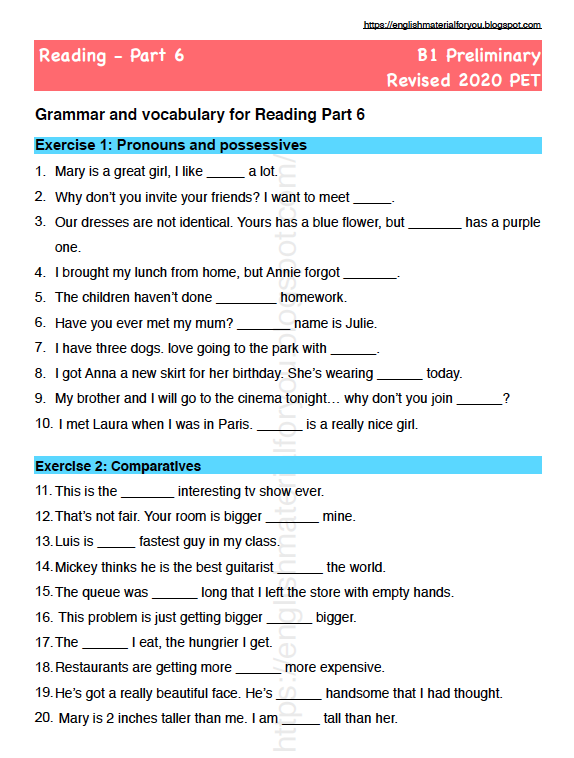 Cambridge Assessment English Test B1 Pdf