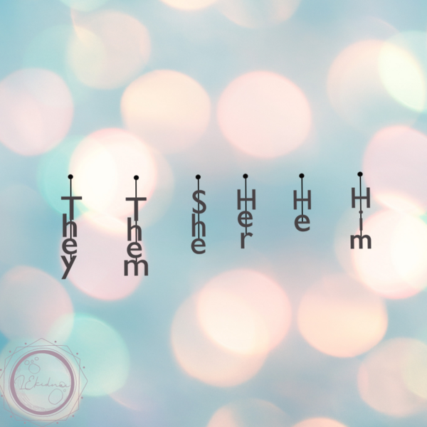 Pronoun Earrings