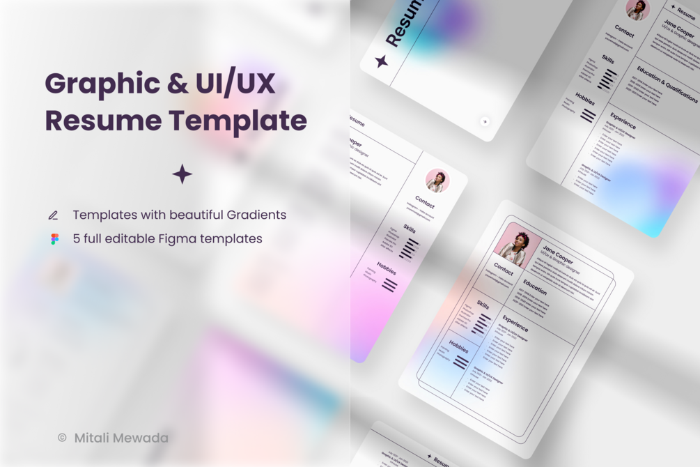 Resume Template : Graphic & UI/UX