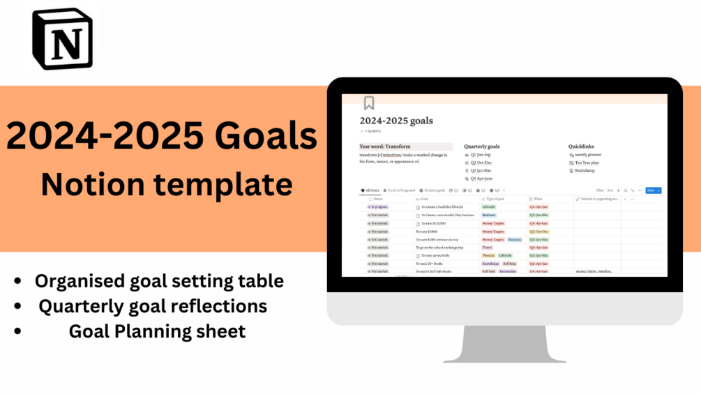 20242025 Goals notion Template