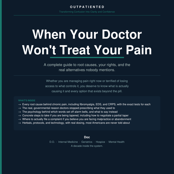 When Your Doctor Won't Treat Your Pain
