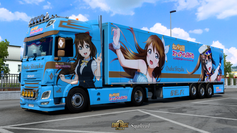 [ETS2] Osaka Shizuku | Love Live! [Combo Skin] by Syahrul Itasha Truckstyling 痛トラック