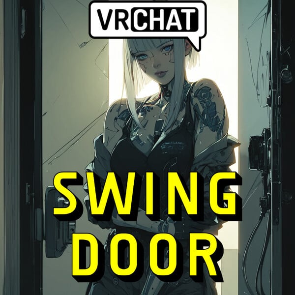 VRChat Swinging Door With Hinge Joints preview