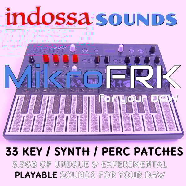 FRK Indossa MultiSample MicroPAK for Ableton, Studio One, Logic EXS & waves!