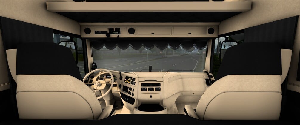 [ets2] 1.40 1.47 Daf Schumi Cream Black Interior