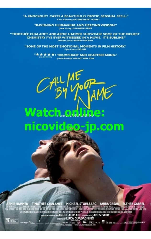 Watch online free call me by your name new arrivals