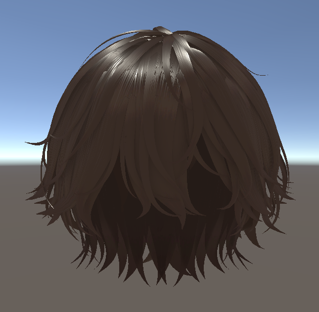 Short Fluffy Hair (FREE VRChat Asset)