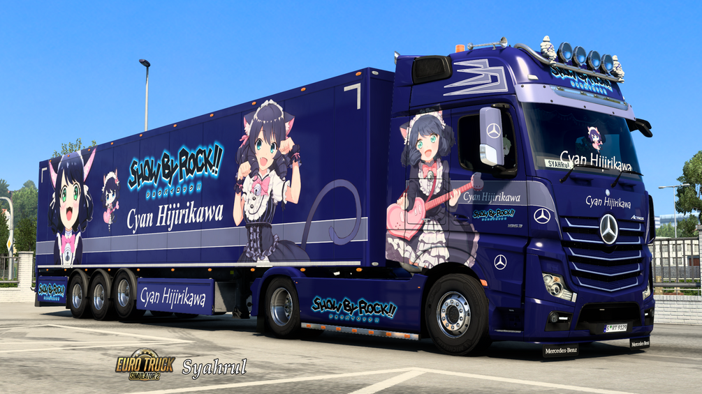 [ETS2] Cyan Hijirikawa | Show By Rock!! [Combo Skin] by Syahrul Itasha Truckstyling 痛トラック