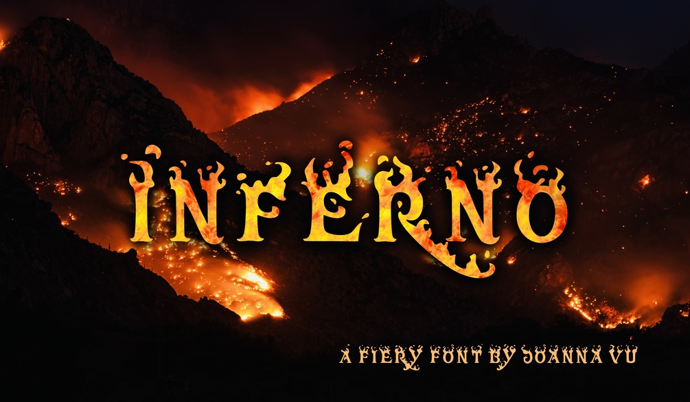 Inferno Font - License