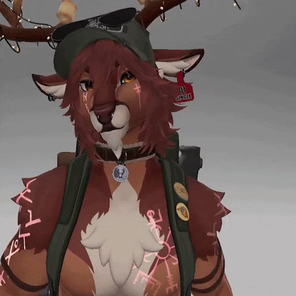 Elliot Deer/Goat/Ram Furry Vrchat 3.0 (PC + QUEST FACETRACKING) 