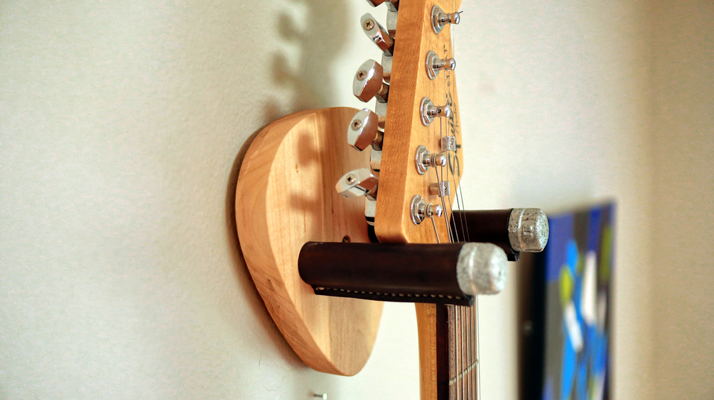 Homemade guitar hangers store for wall