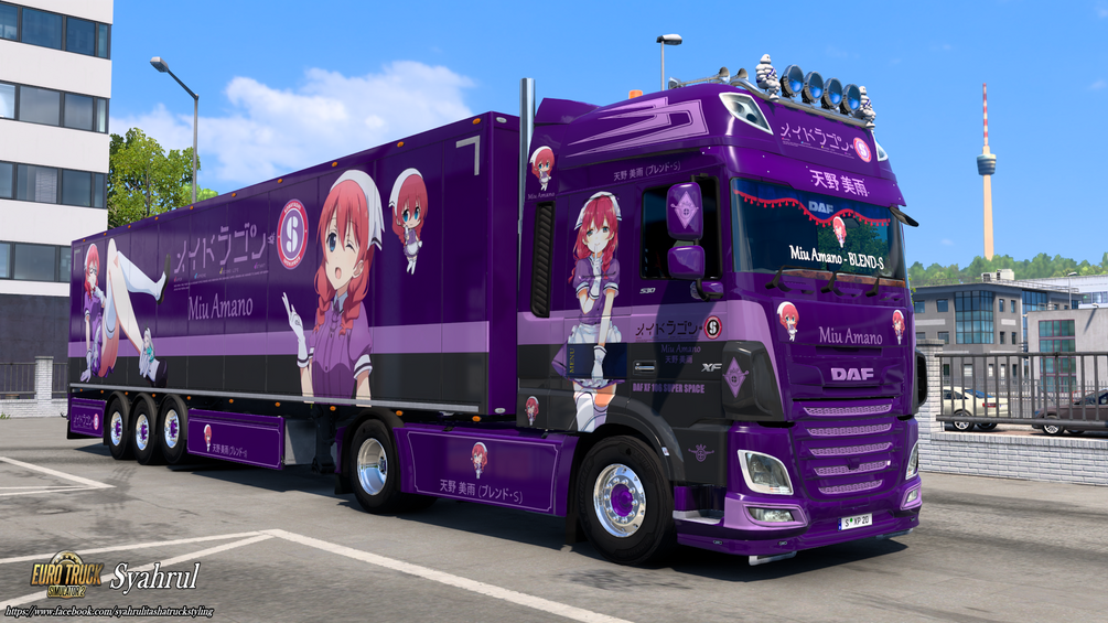 [ETS2] Miu Amano | BLEND|S [Combo Skin] by Syahrul Itasha Truckstyling 痛トラック