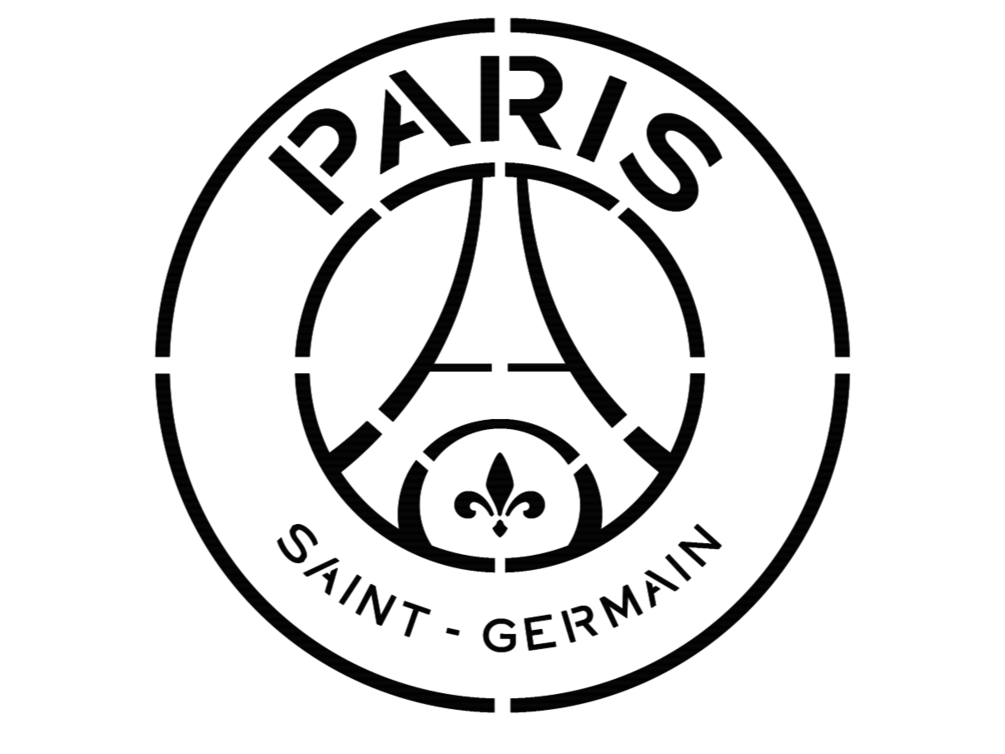 PSG (Paris Saint Germain F.C) Logo - Stencil file for laser cutting/CNC ...