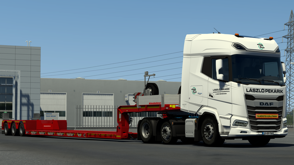 László Pekárik skin combo for DAF 2021 XG+ dlc and Schmitz (S.SC Universal 13M) dlc. ETS2 by ANGYALFOLDI