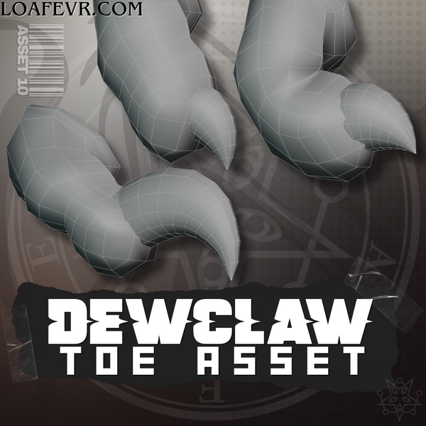 Dewclaw Toe Additive - VRChat Asset