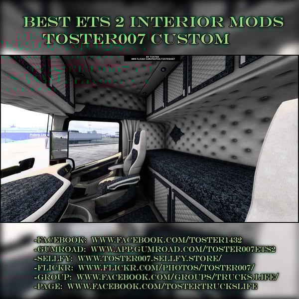 Interior DAF XG+ B&B ETS 2 #6 by Toster007