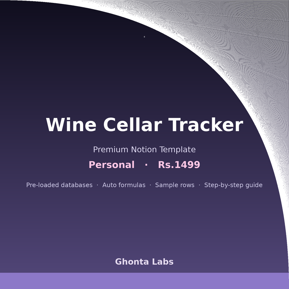 Wine Cellar Tracker