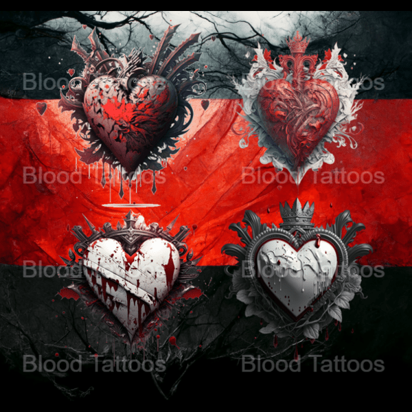 Hatred Heart Tattoos