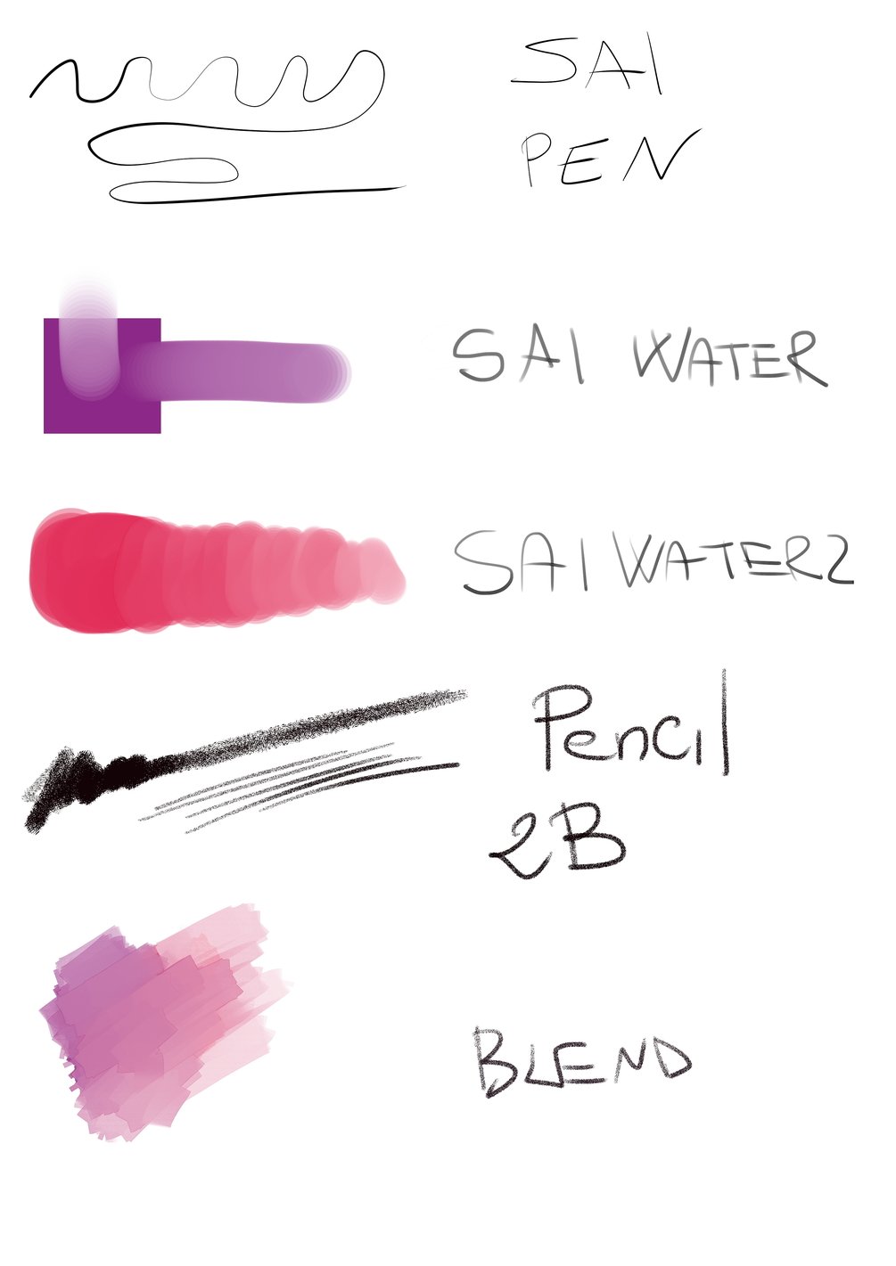 Clip Studio Paint Brushes  like  Paint Tool SAI by Marina