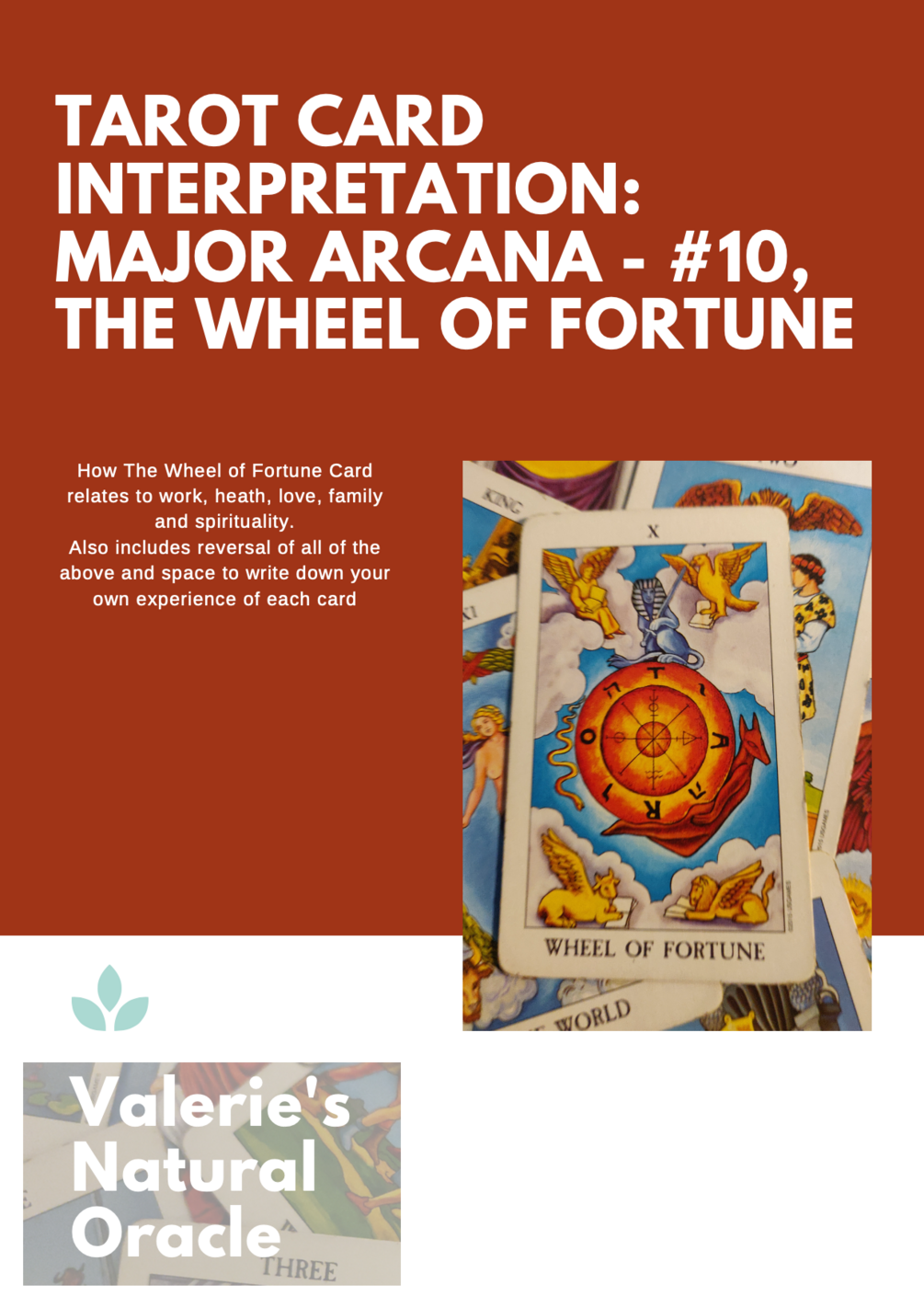 Tarot card interpretation major arcana 10 the wheel of fortune